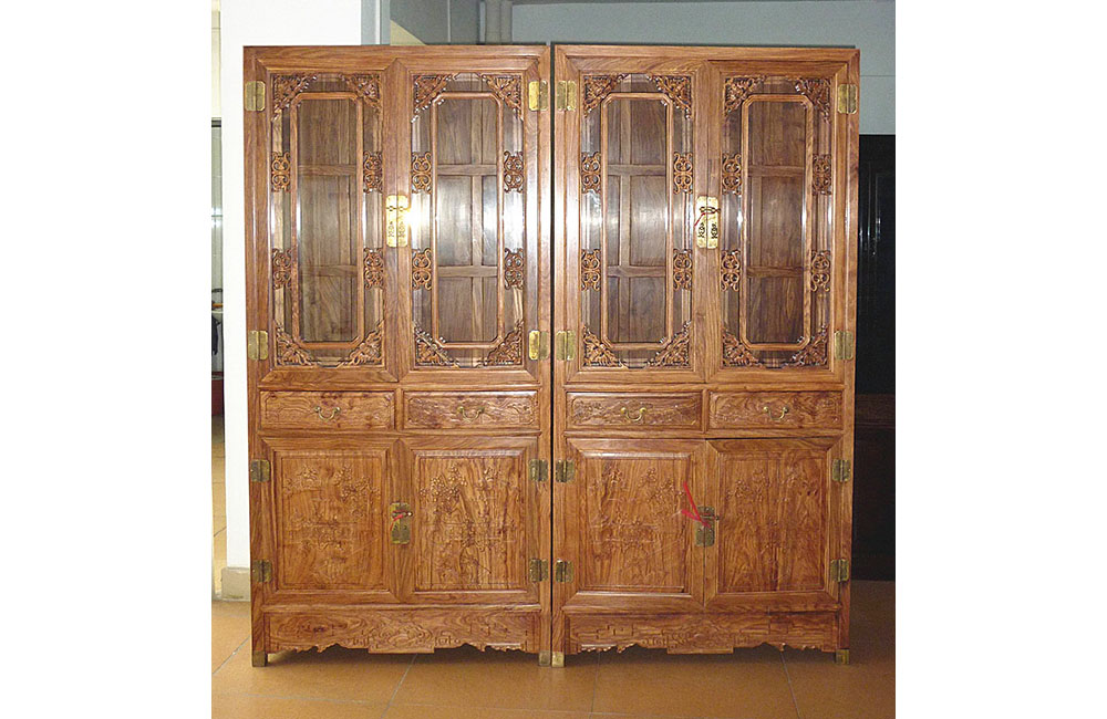 花梨木仿古明式书柜