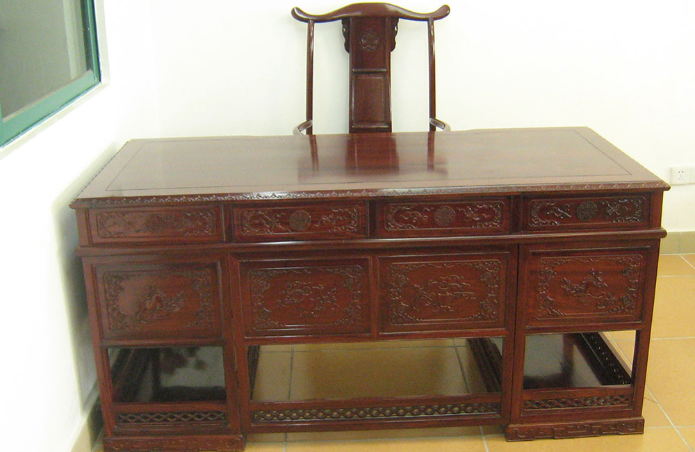 红檀木仿古书台