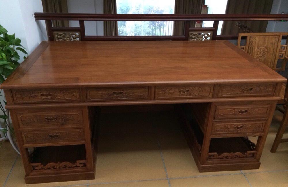 花梨中式办公台