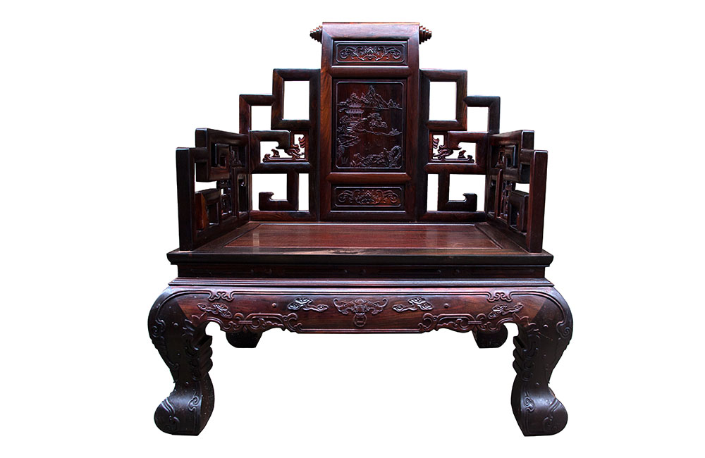 山水沙发单人椅